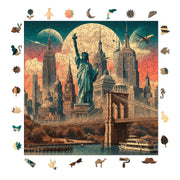 İkonik New York - Ahşap Puzzle
