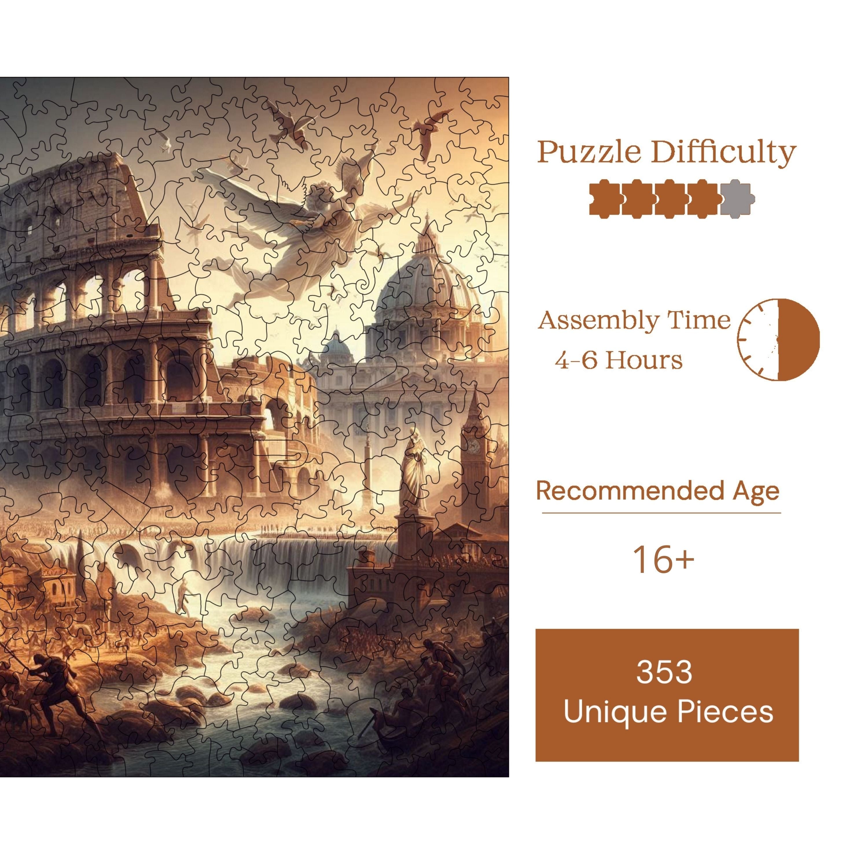 Antik Roma - Ahşap Puzzle