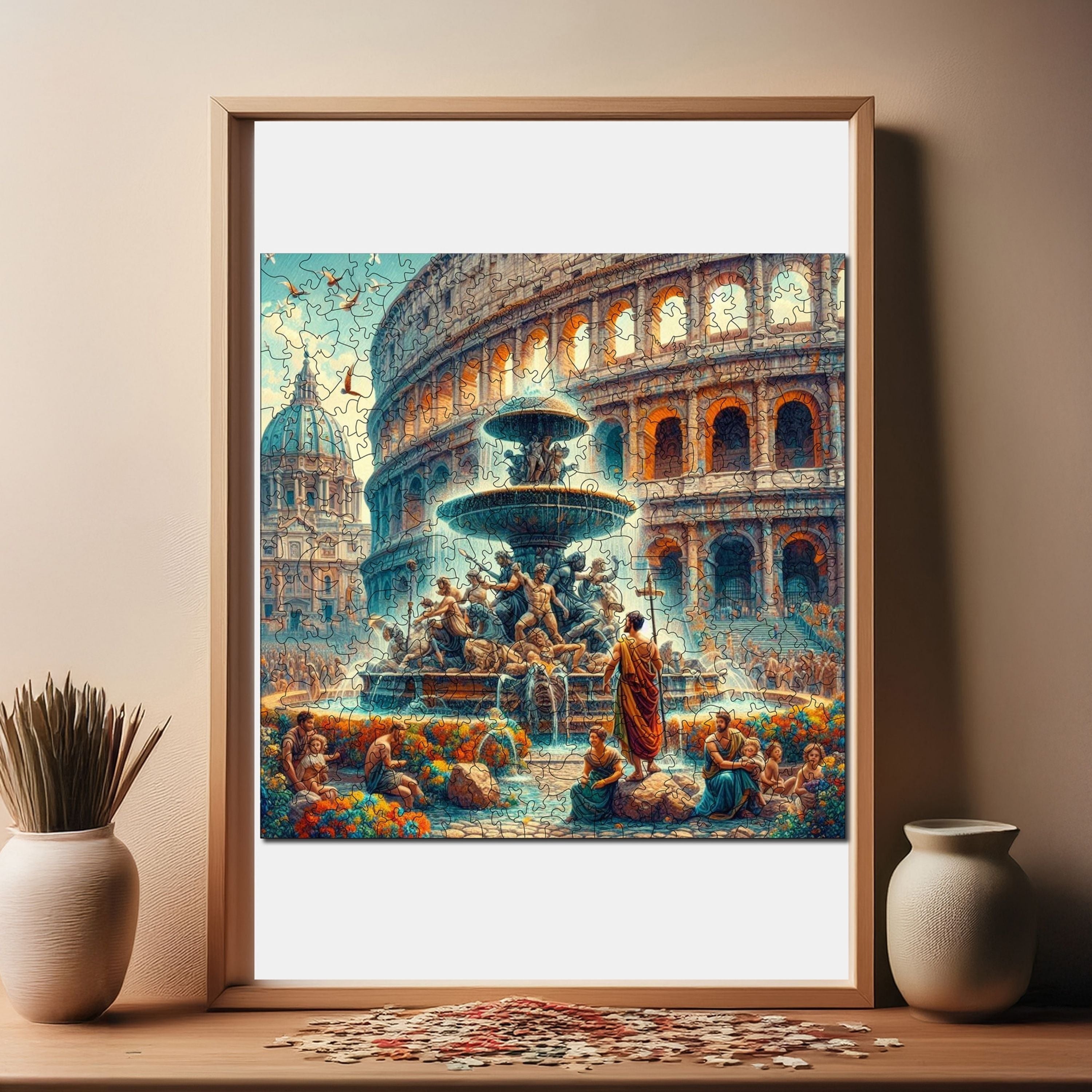  Efsanevi Roma - Ahşap Puzzle