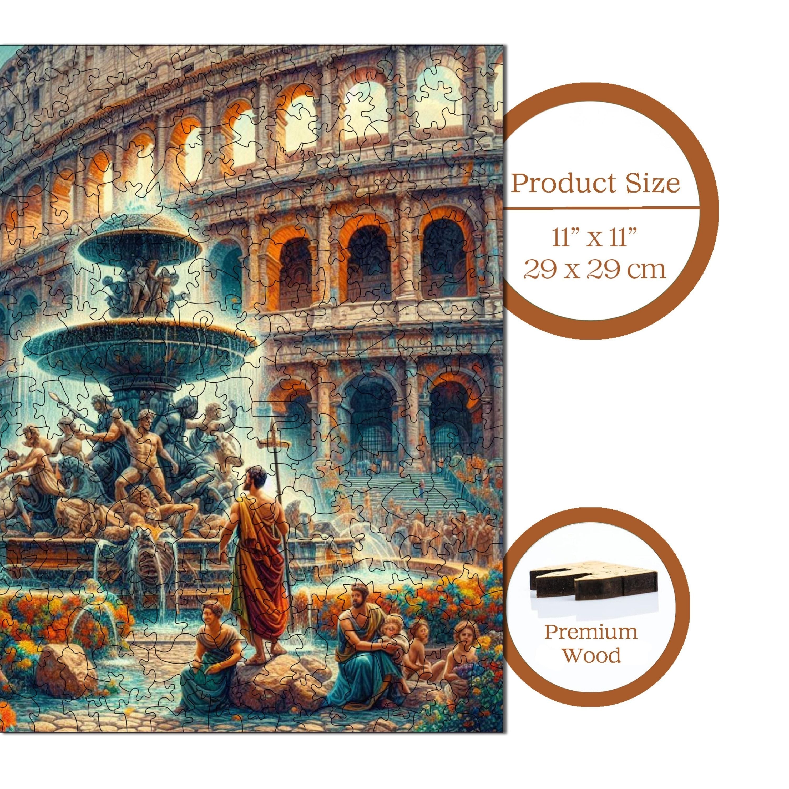  Efsanevi Roma - Ahşap Puzzle