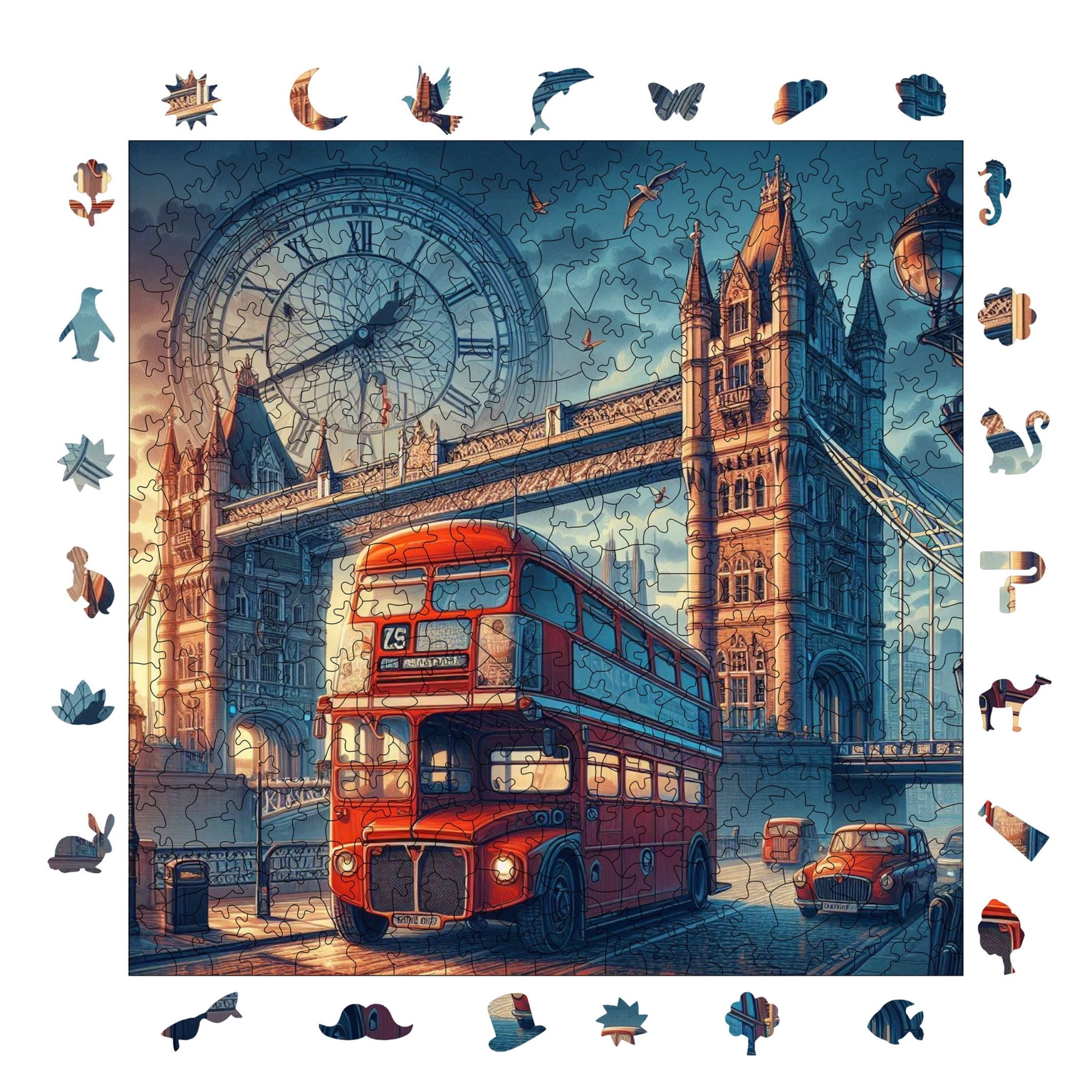 Londra - Ahşap Puzzle