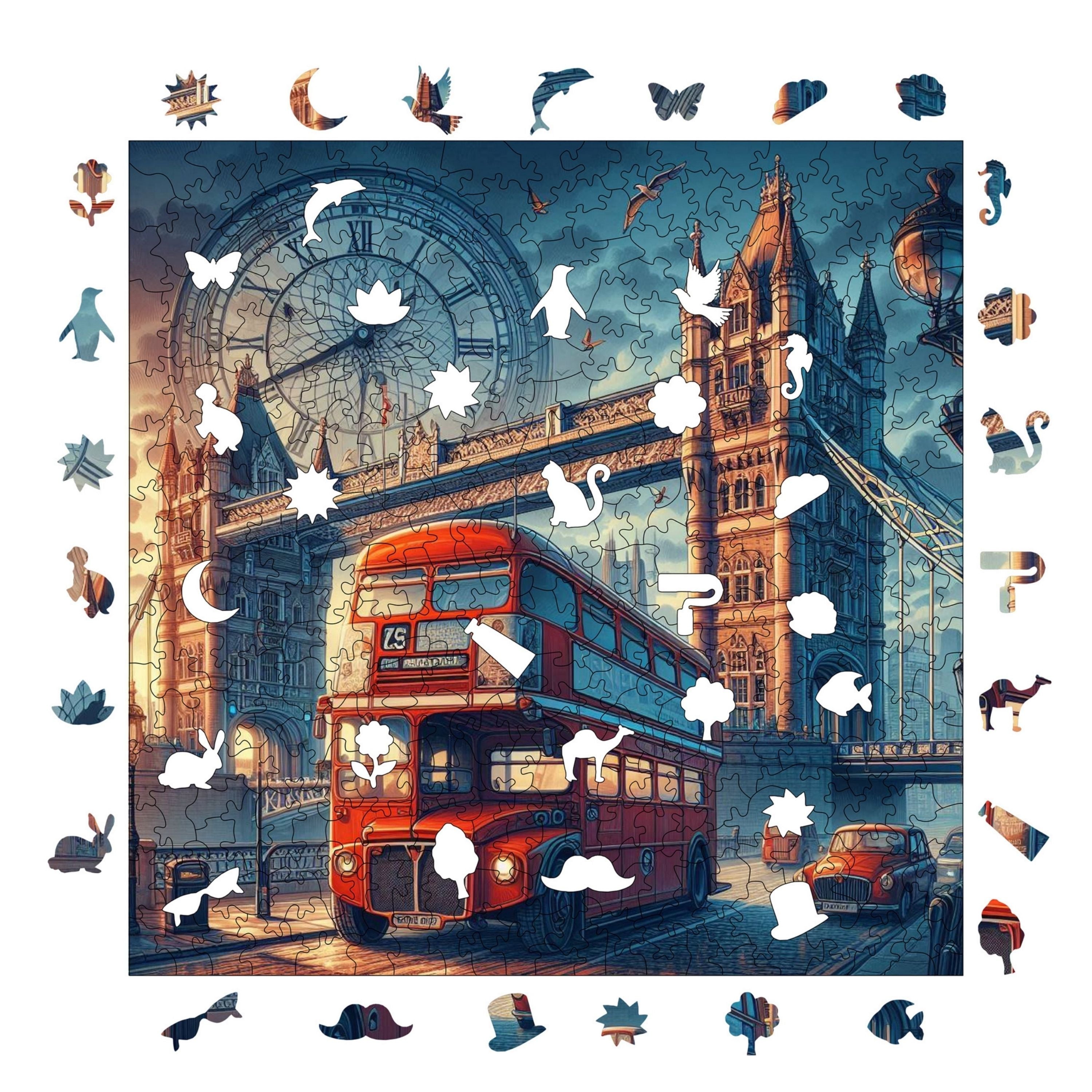 Londra - Ahşap Puzzle