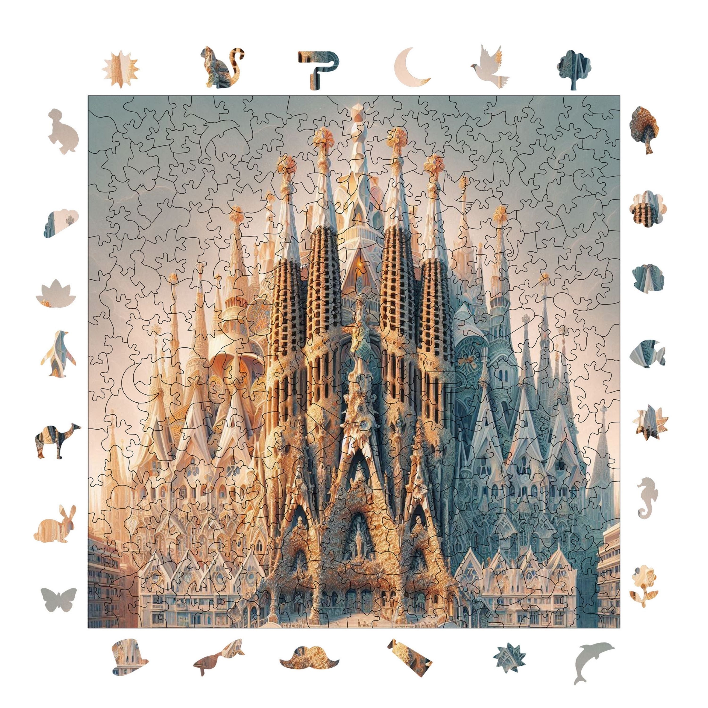 La Sagrada Familia - Ahşap Puzzle