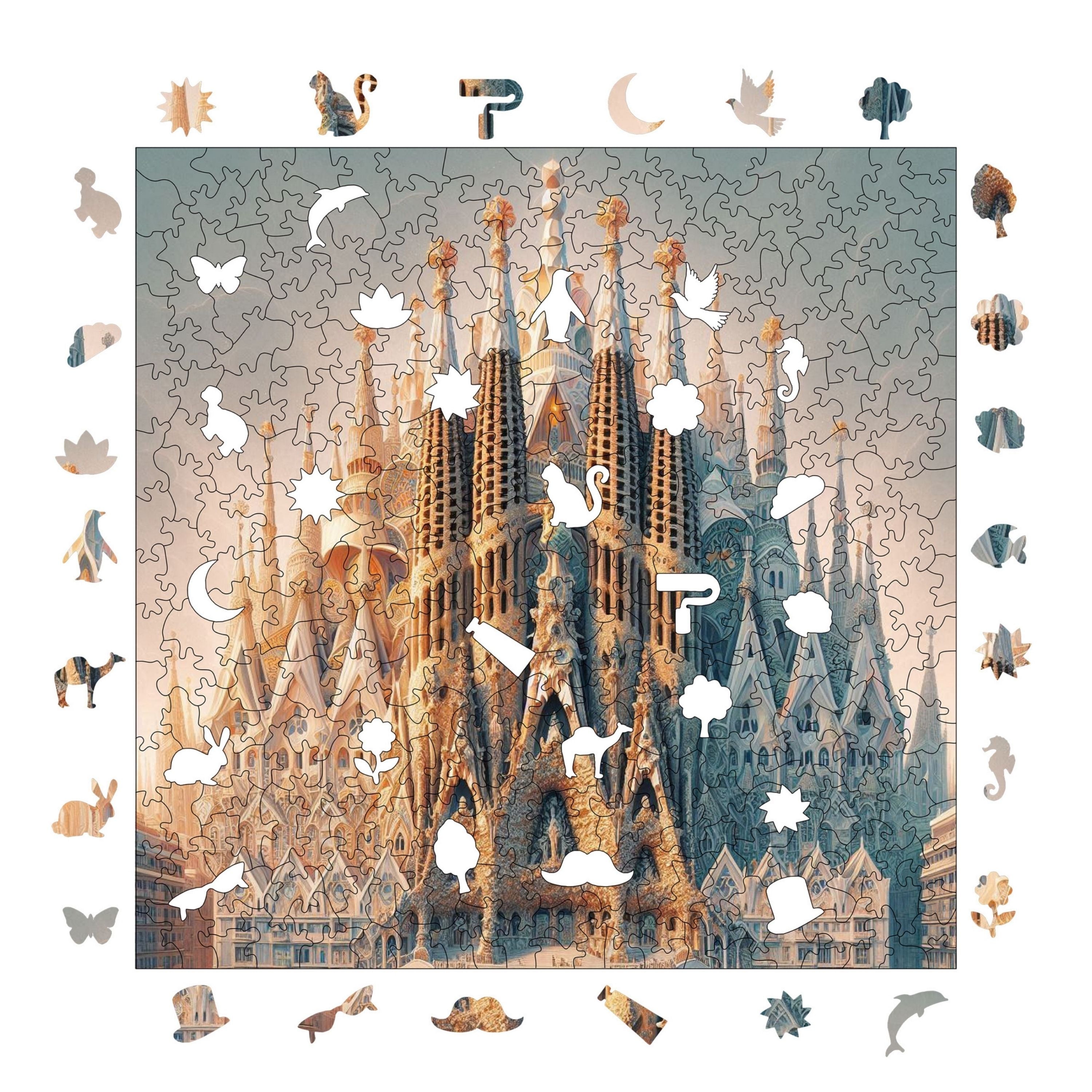 La Sagrada Familia - Ahşap Puzzle