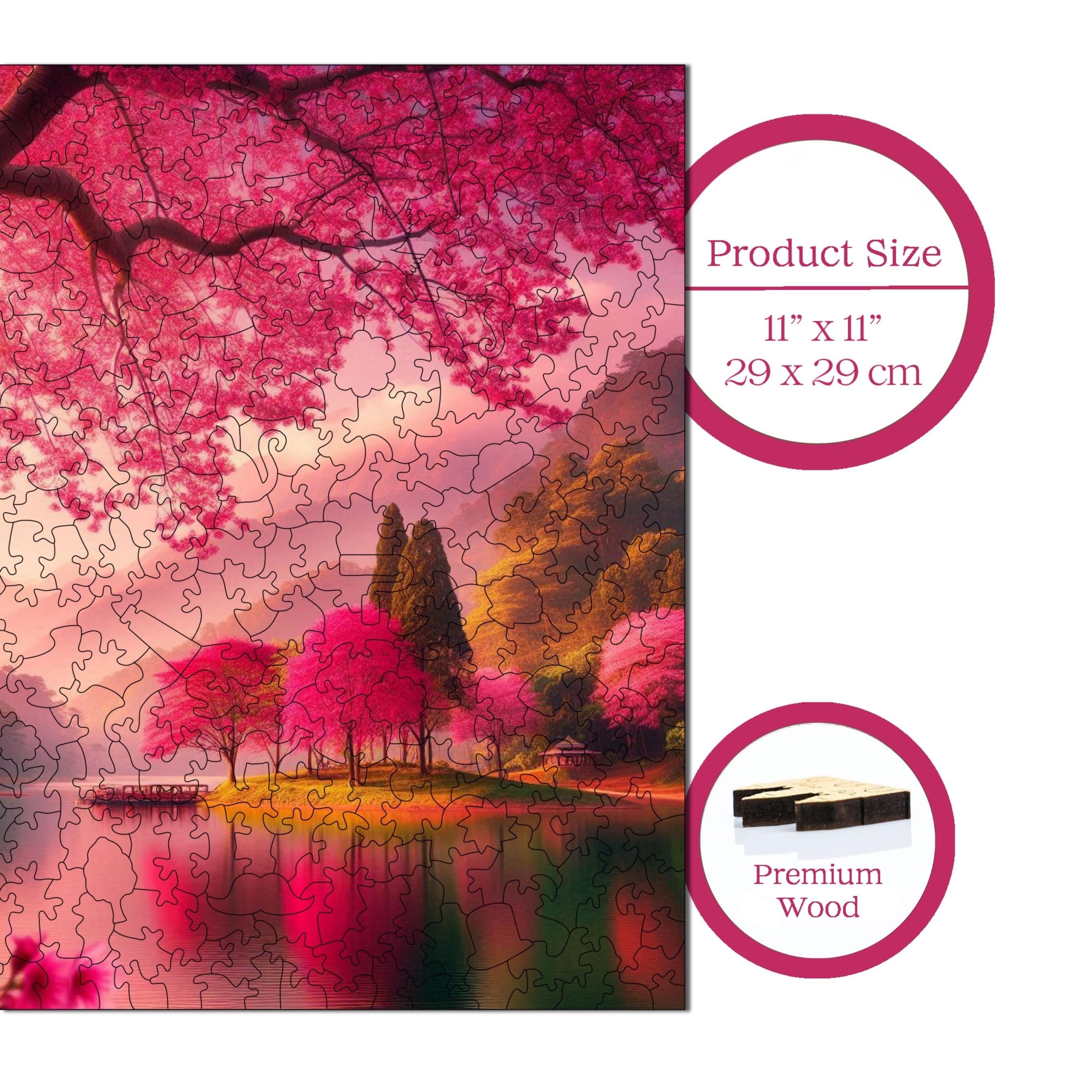  Sakura Huzuru - Ahşap Puzzle