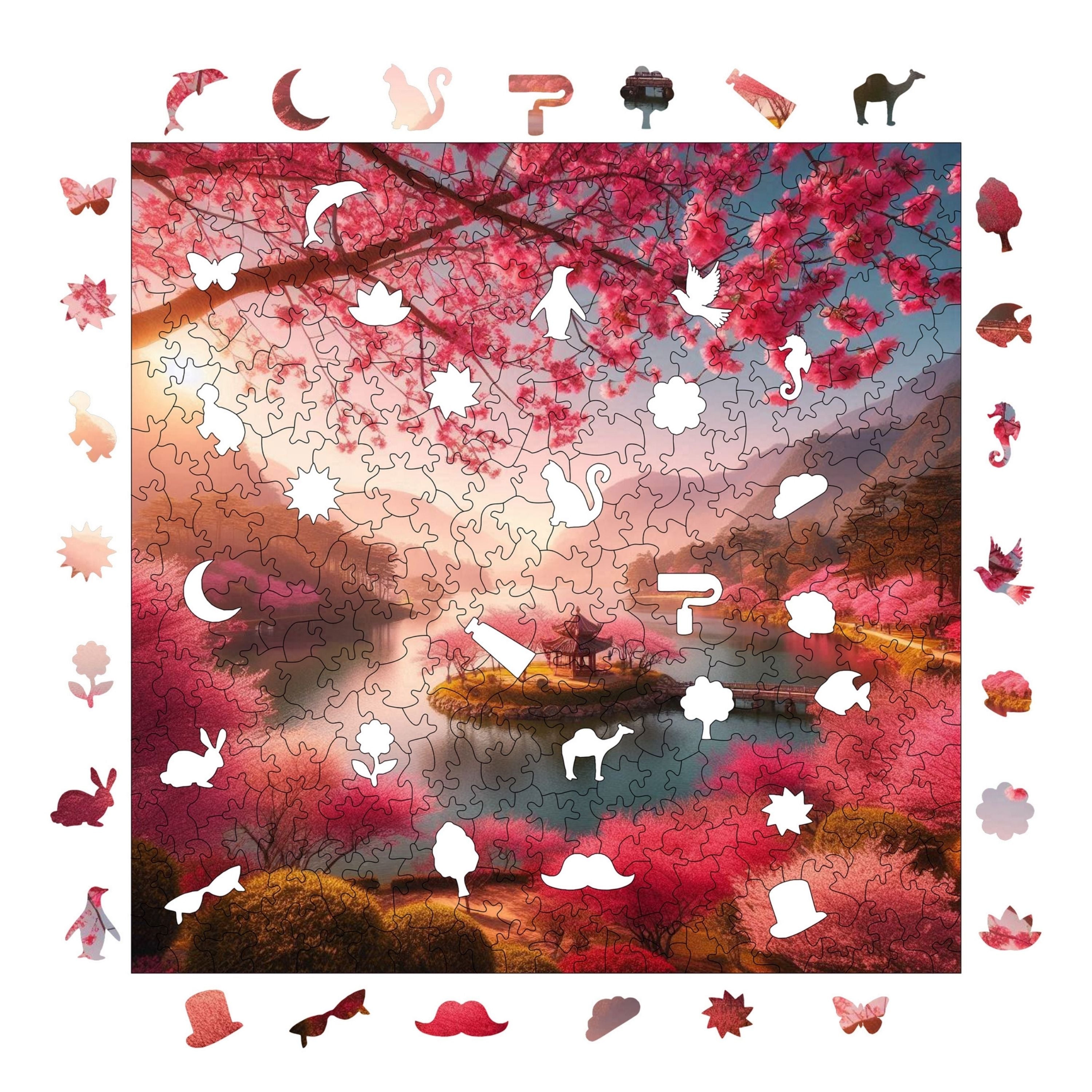 Kiraz Çiçeği Rüyası - Ahşap Puzzle