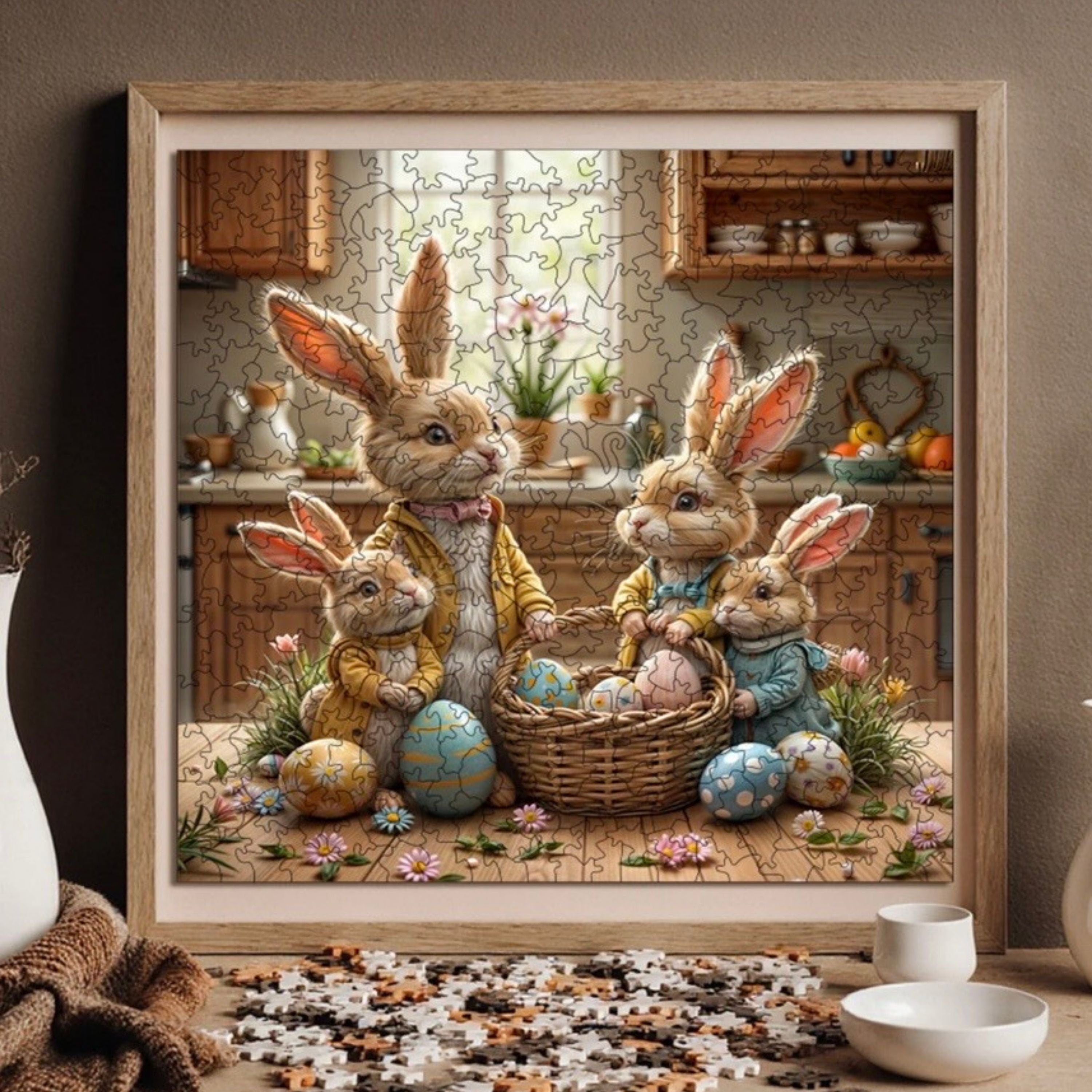 Paskalya Kutlaması - Ahşap Puzzle