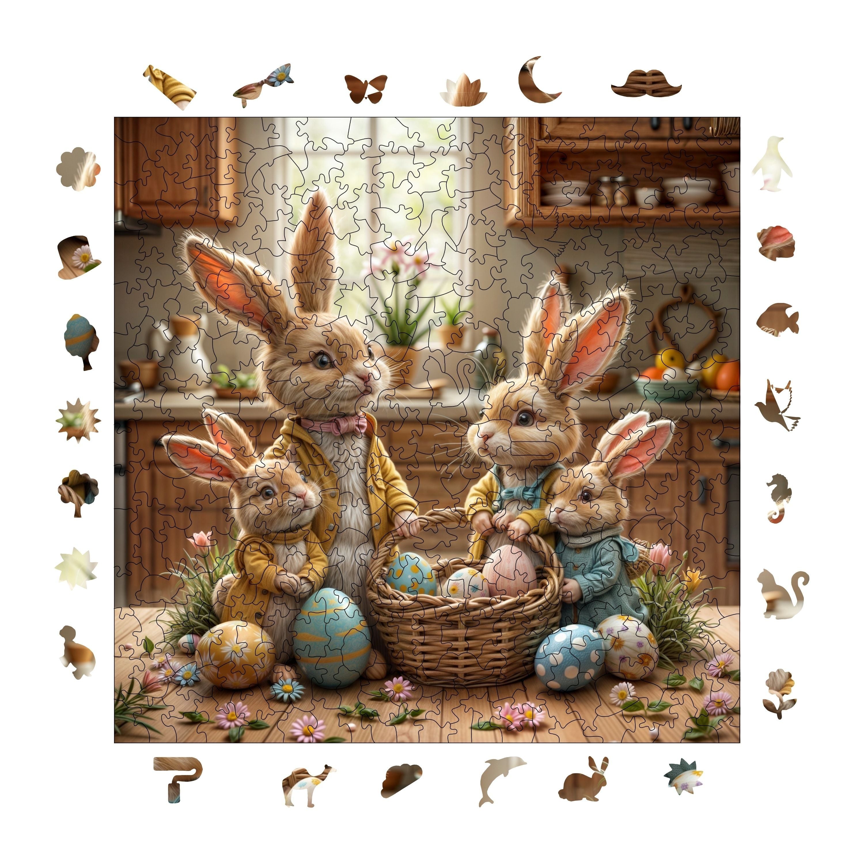 Paskalya Kutlaması - Ahşap Puzzle