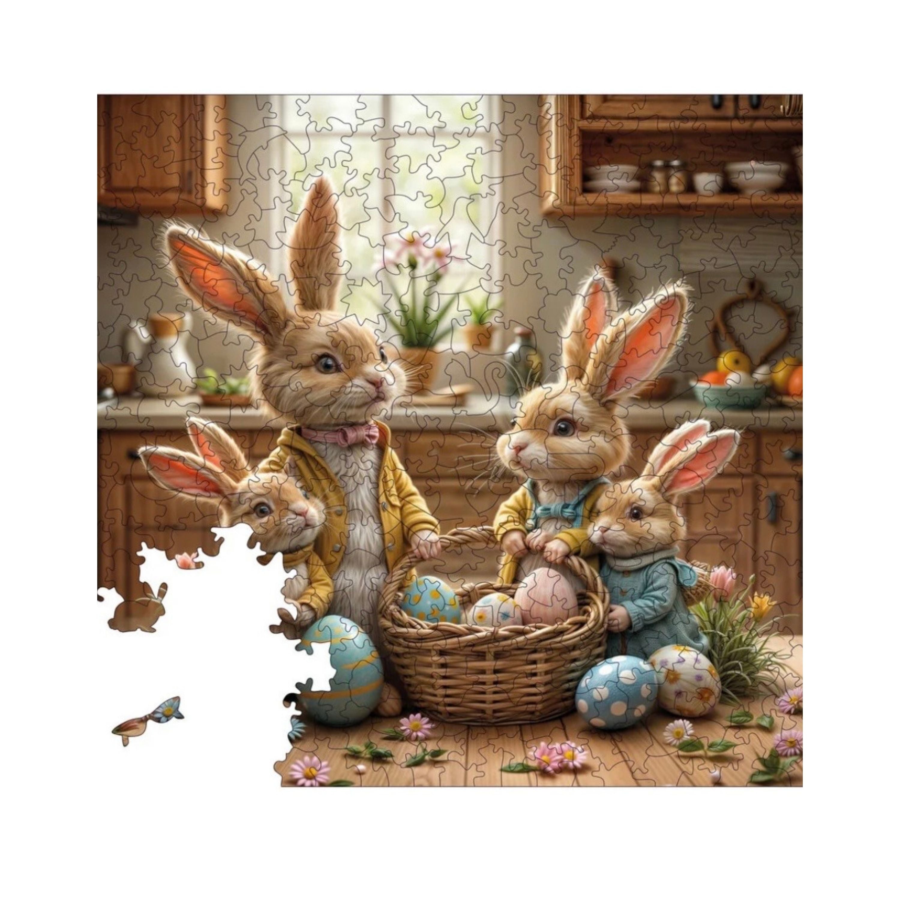 Paskalya Kutlaması - Ahşap Puzzle