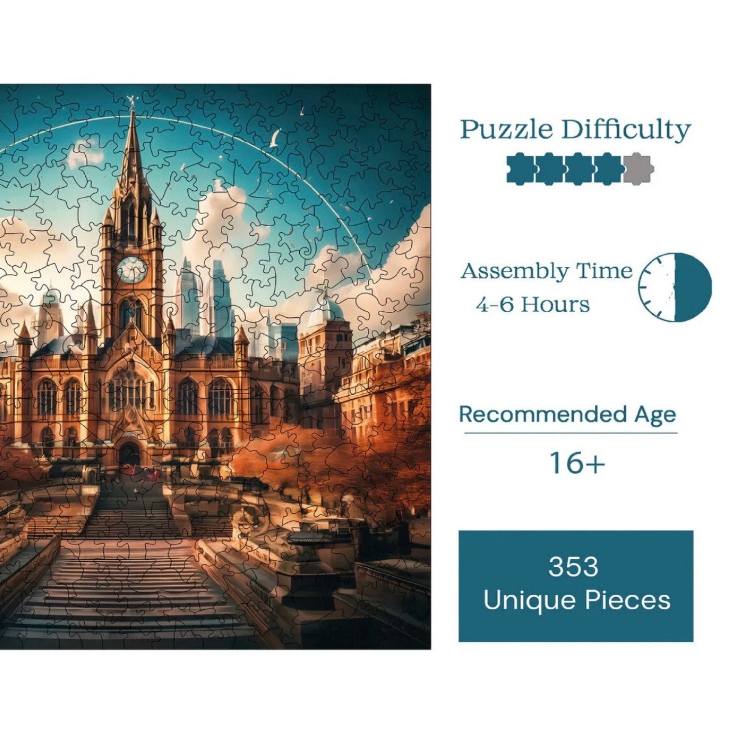 Manchester - Ahşap Puzzle