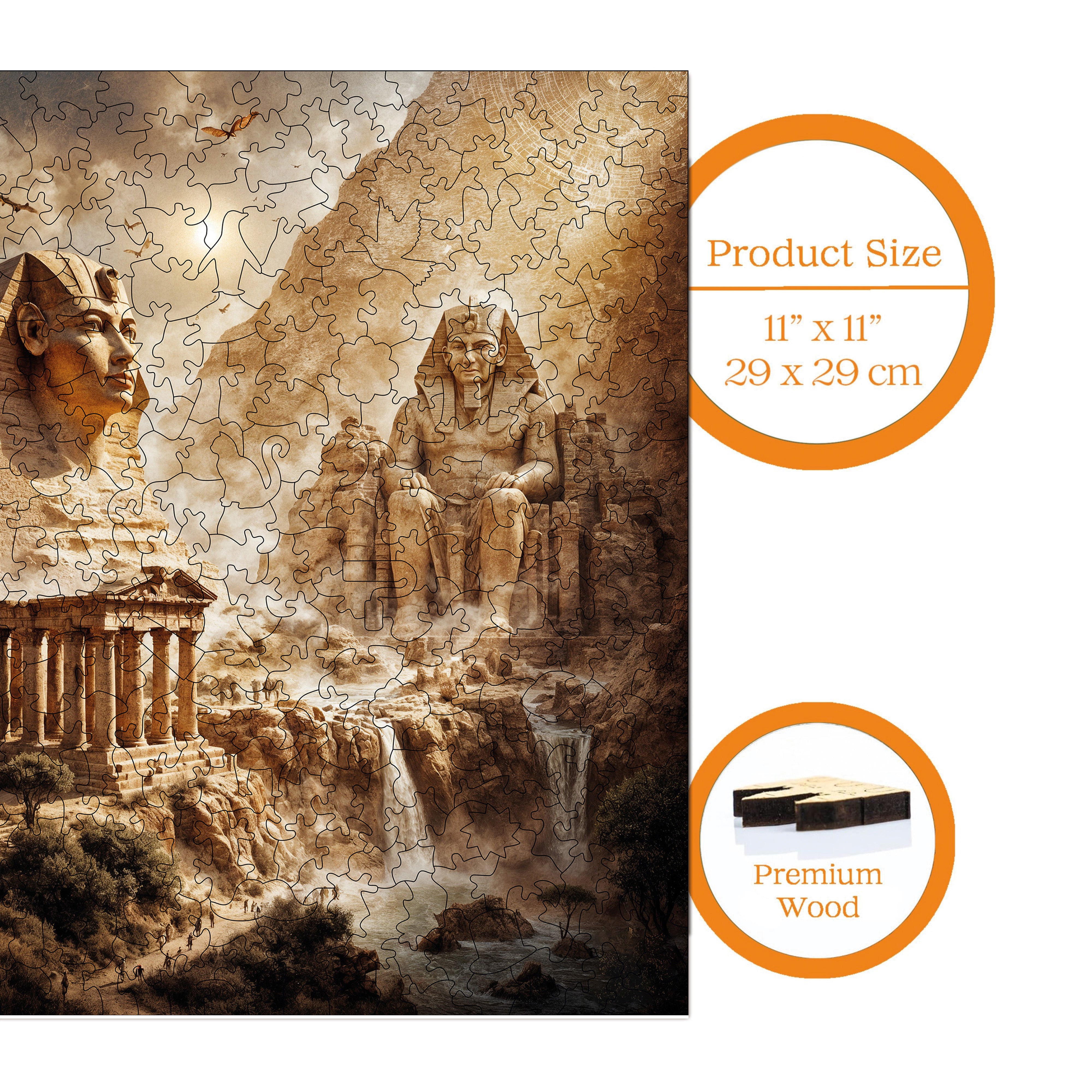 Firavunların Mirası - Ahşap Puzzle