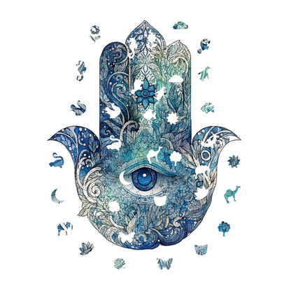 Hamsa – Wooden Jigsaw Puzzle