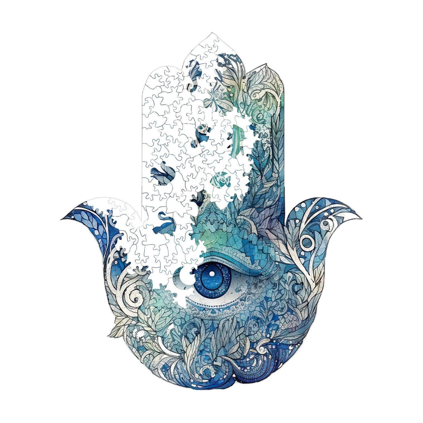 Hamsa – Wooden Jigsaw Puzzle