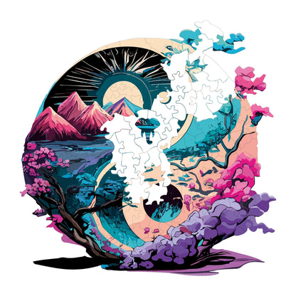 Yin Yang – Wooden Jigsaw Puzzle