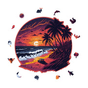 Palmiye Adası - Ahşap Puzzle