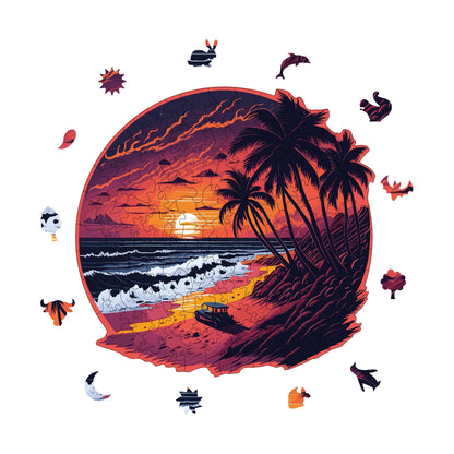 Palm Island – Wooden Jigsaw Puzzle