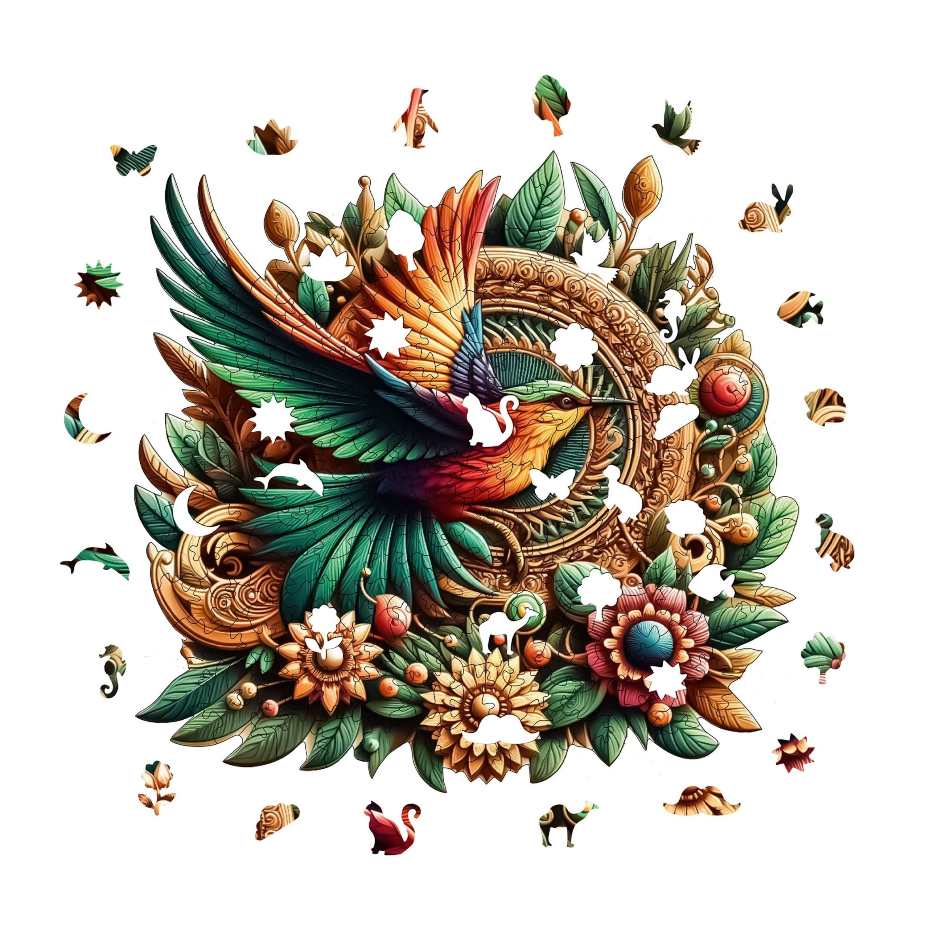 Sinek Kuşu - Ahşap Puzzle