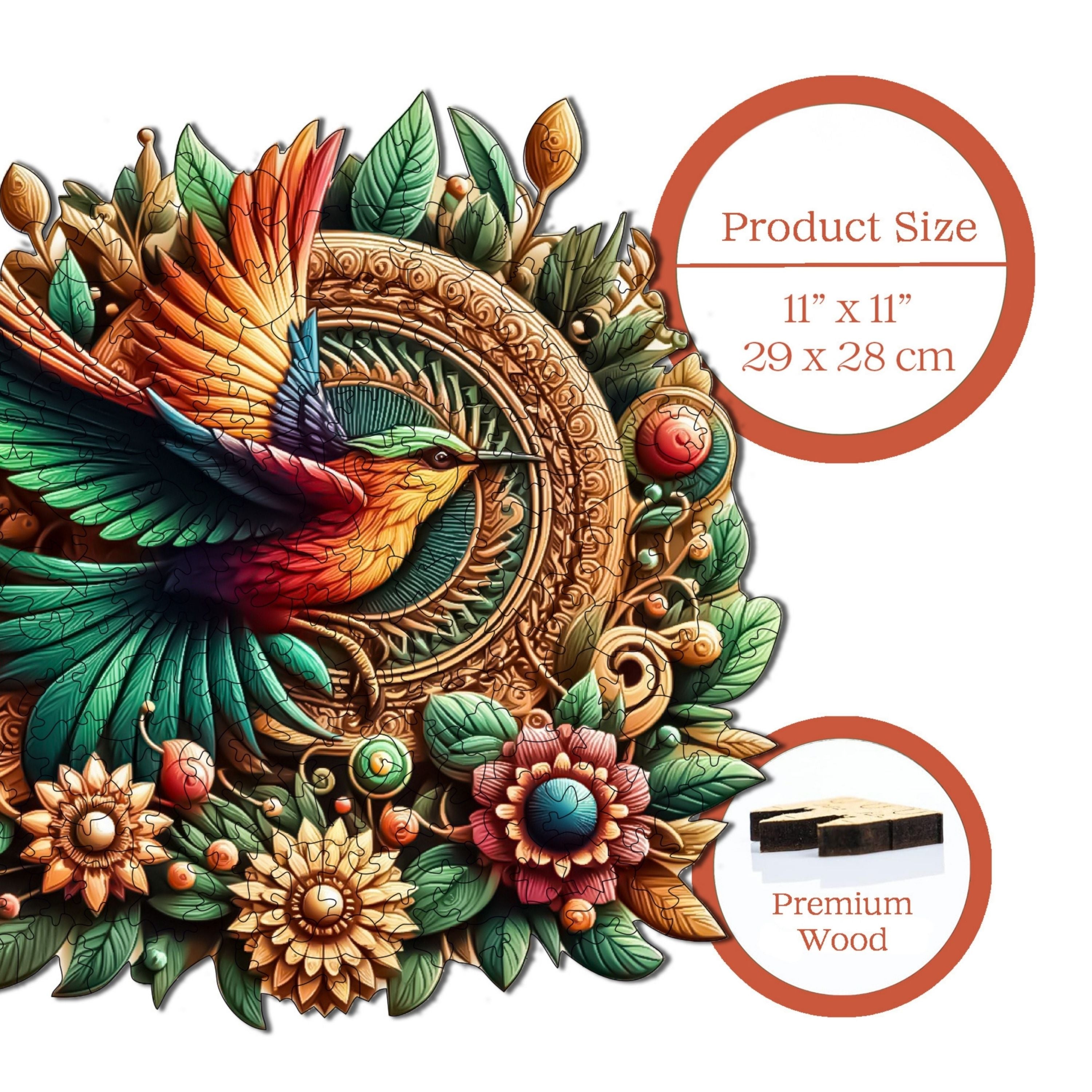 Sinek Kuşu - Ahşap Puzzle