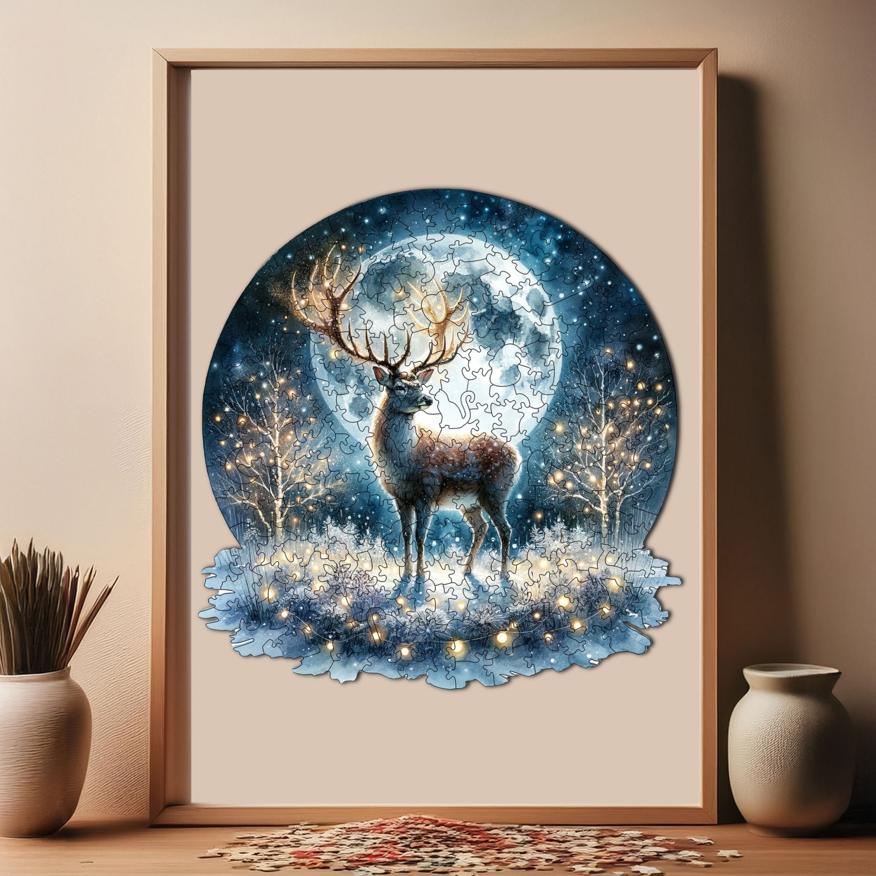 Geyik - Ahşap Puzzle