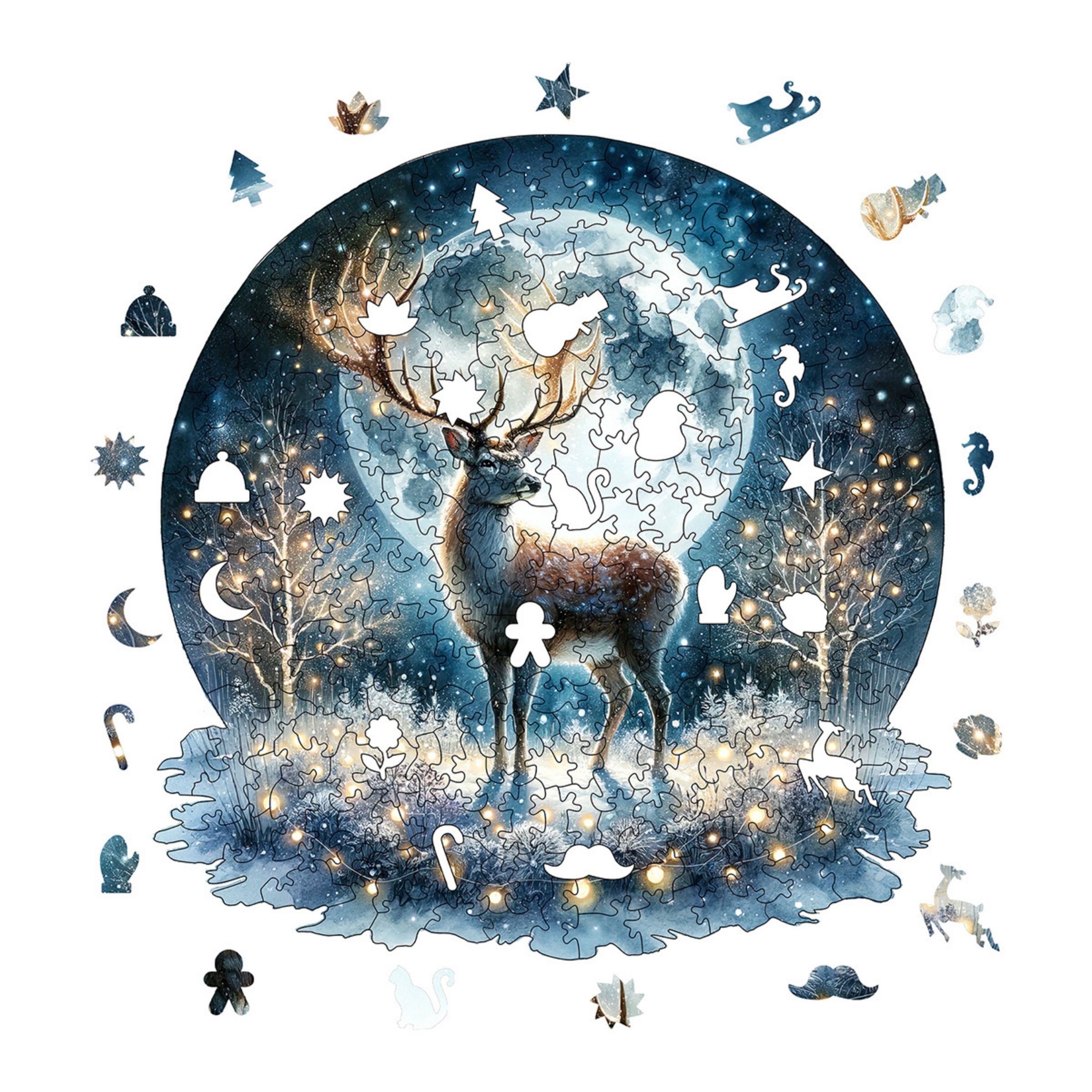 Geyik - Ahşap Puzzle