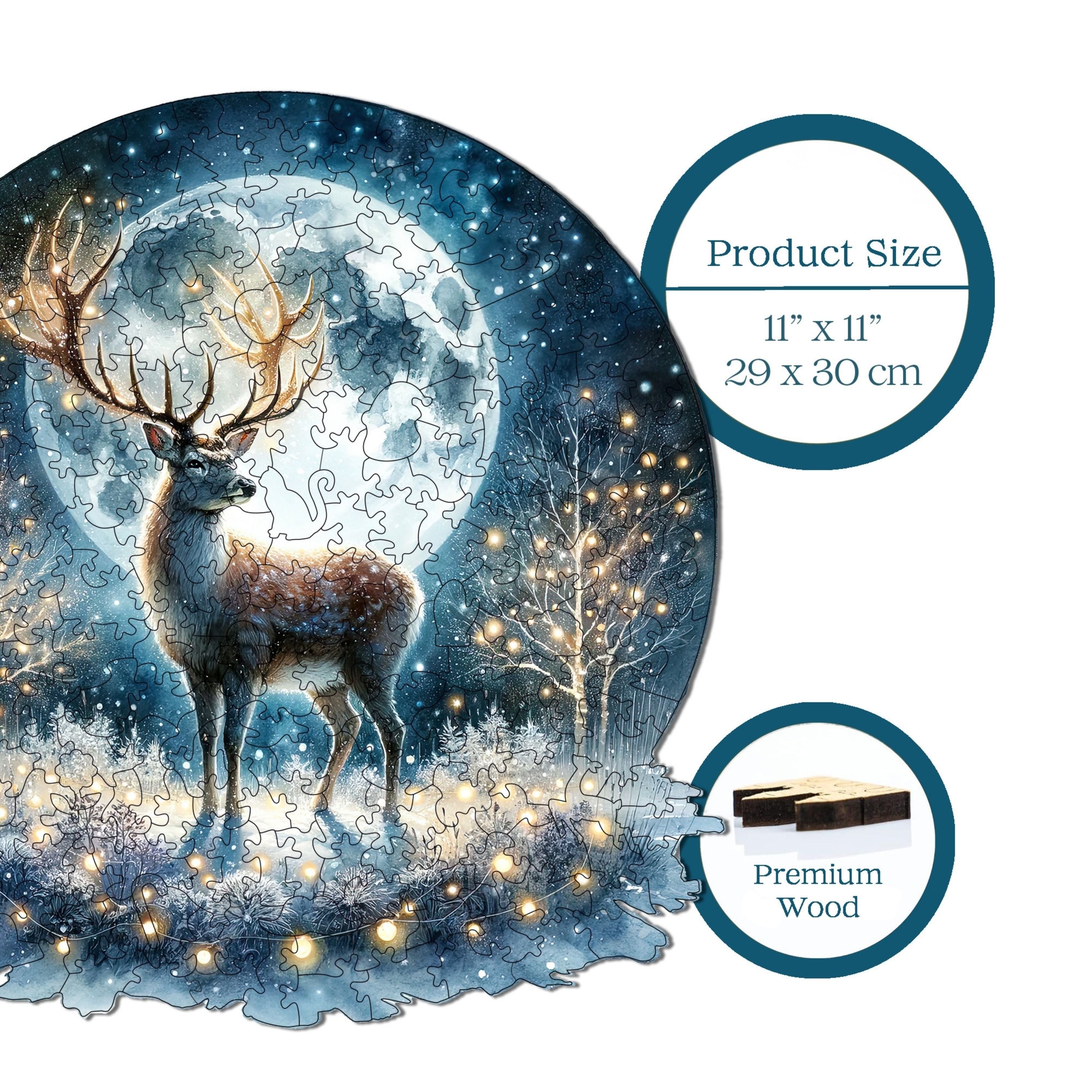 Geyik - Ahşap Puzzle