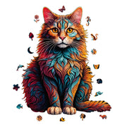 Kedi - Ahşap Puzzle